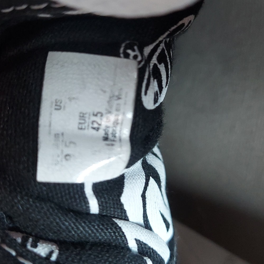 Vans Off the Wall logo Old Skool black and white skateboard Unisex sneakers - Picture 11 of 11